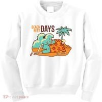 Best Beach Days Skeleton Summer Vibe Kids Sweatshirt thumb 0
