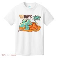 Best Beach Days Skeleton Summer Vibe Kids T-Shirt thumb 0