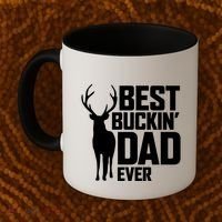 Best Buckin Dad Ever Gift Deer Hunting Father Best Dad Gift Coffee Mug thumb 2
