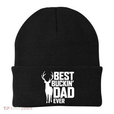 Best Buckin Dad Ever Gift Deer Hunting Father Best Dad Gift Beanie
