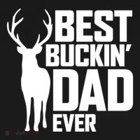 Best Buckin Dad Ever Gift Deer Hunting Father Best Dad Gift Ornament thumb 1