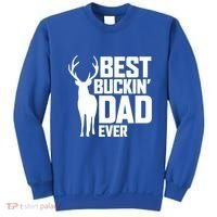 Best Buckin Dad Ever Gift Deer Hunting Father Best Dad Gift Sweatshirt thumb 0