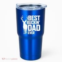 Best Buckin Dad Ever Gift Deer Hunting Father Best Dad Gift Tumbler thumb 0