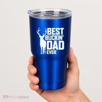 Best Buckin Dad Ever Gift Deer Hunting Father Best Dad Gift Tumbler thumb 2