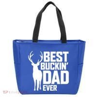 Best Buckin Dad Ever Gift Deer Hunting Father Best Dad Gift Tote Bag thumb 0