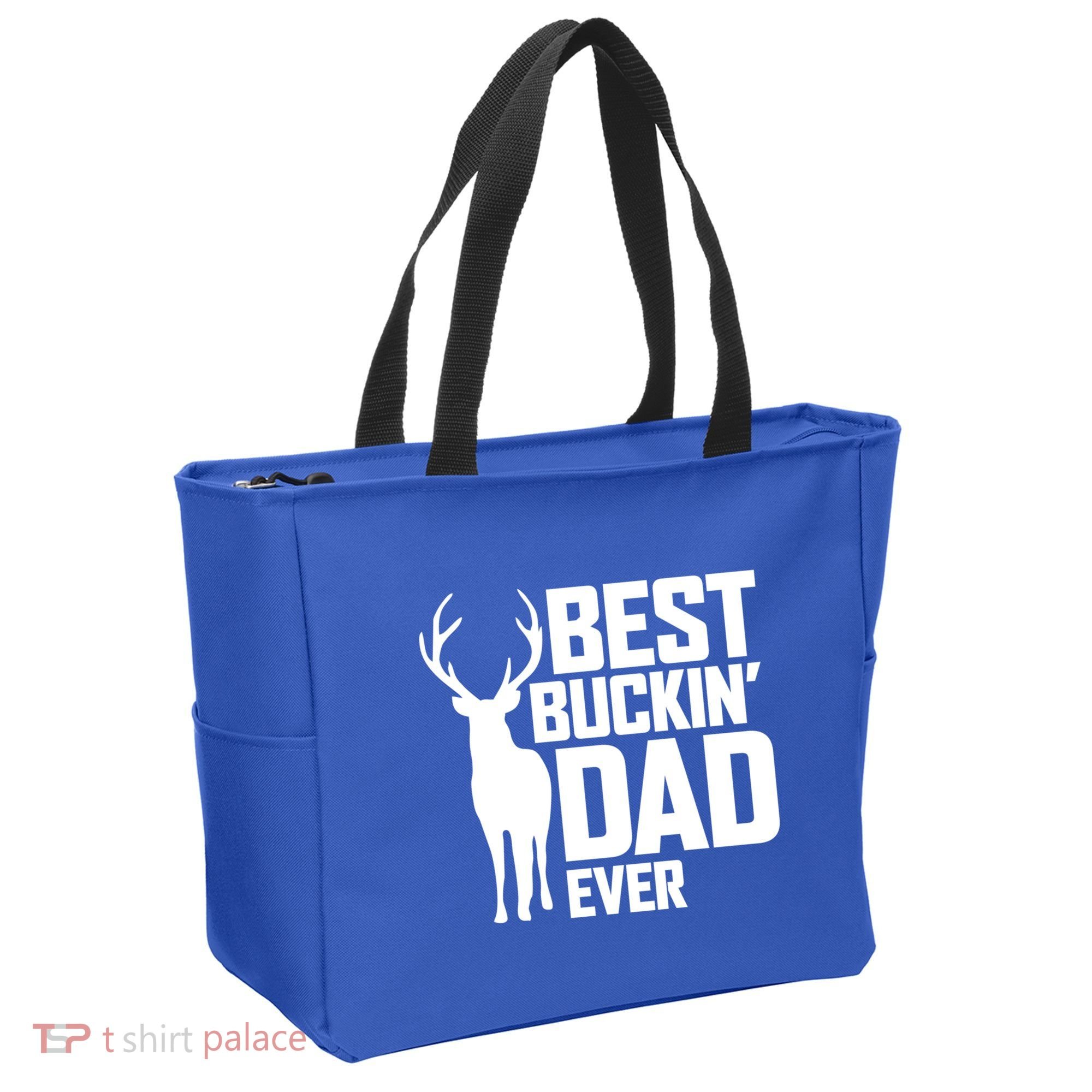 Best Buckin Dad Ever Gift Deer Hunting Father Best Dad Gift Tote Bag