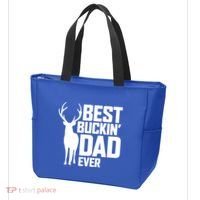 Best Buckin Dad Ever Gift Deer Hunting Father Best Dad Gift Tote Bag thumb 3