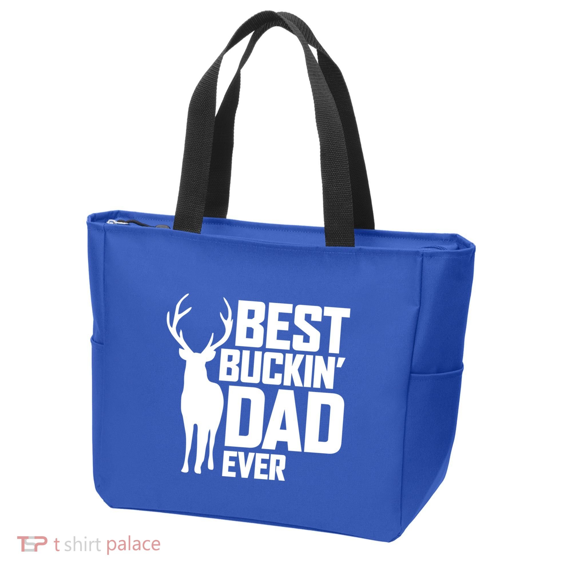 Best Buckin Dad Ever Gift Deer Hunting Father Best Dad Gift Tote Bag