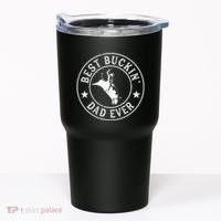 Best Buckin Dad Ever Cowboy Bull Riding Rodeo Funny Tumbler thumb 0