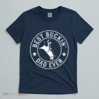 Best Buckin Dad Ever Cowboy Bull Riding Rodeo Funny T-Shirt thumb 5