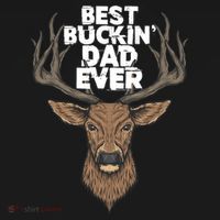 Best Buckin Dad Ever Buck And Deer Hunting FatherS Day Gift Backpack thumb 2