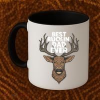 Best Buckin Dad Ever Buck And Deer Hunting FatherS Day Gift Coffee Mug thumb 2