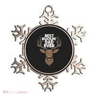 Best Buckin Dad Ever Buck And Deer Hunting FatherS Day Gift Ornament thumb 0
