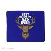 Best Buckin Dad Ever Buck And Deer Hunting FatherS Day Gift Mousepad thumb 0