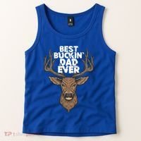 Best Buckin Dad Ever Buck And Deer Hunting FatherS Day Gift Tank Top thumb 2