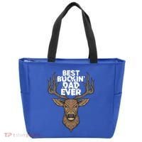 Best Buckin Dad Ever Buck And Deer Hunting FatherS Day Gift Tote Bag thumb 0