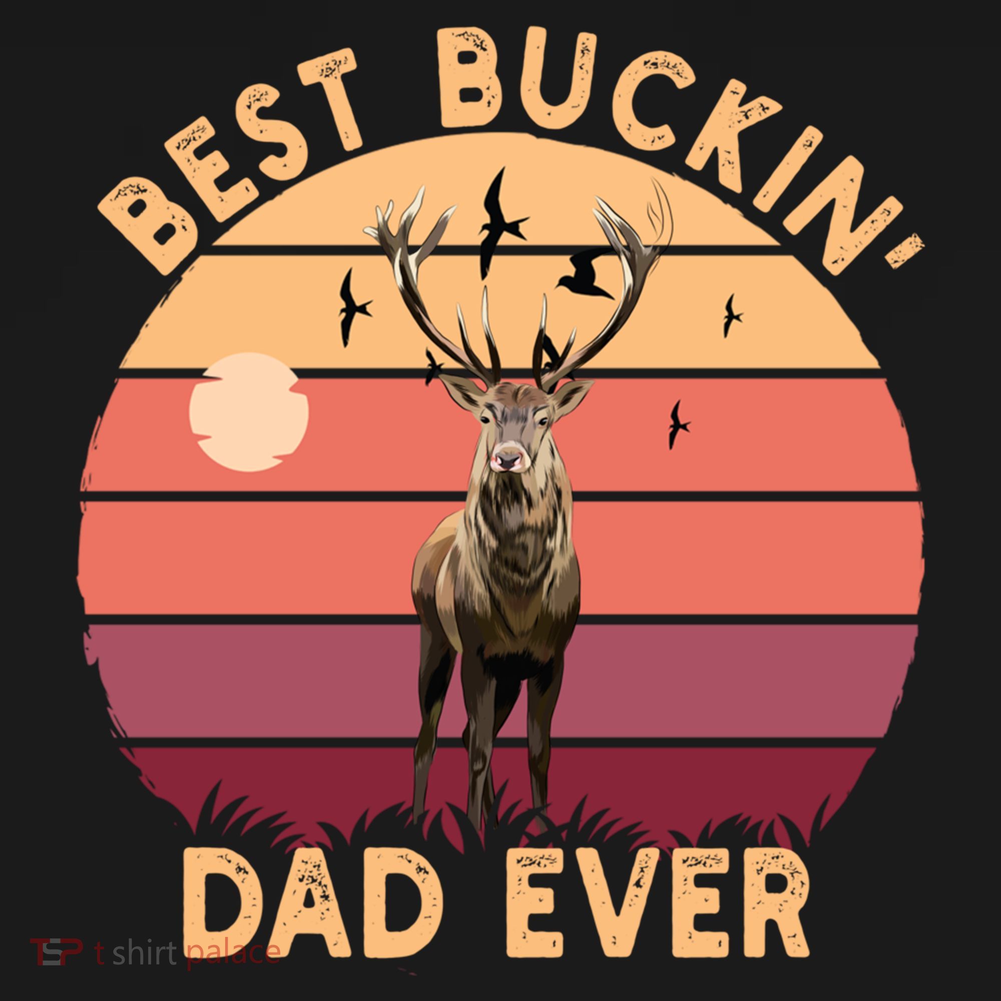 Best Buckin Dad Ever FatherS Day Deer Hunters Hunting Cool Gift Ornament