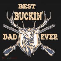 Best Buckin Dad Ever Funny Hunting Father Gift Bucket Hat thumb 4