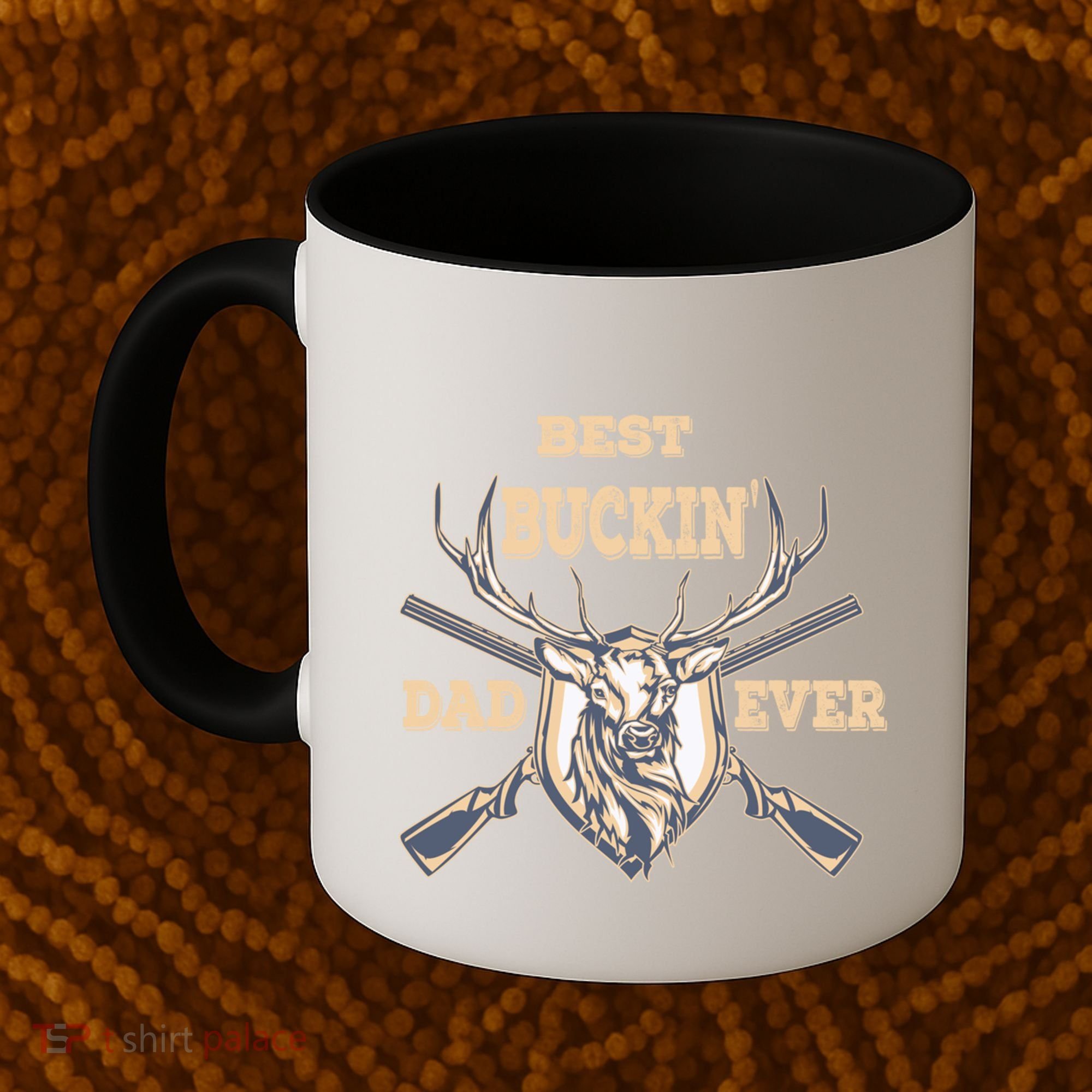 Best Buckin Dad Ever Funny Hunting Father Gift Coffee Mug