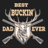 Best Buckin Dad Ever Funny Hunting Father Gift Beanie thumb 2