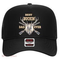 Best Buckin Dad Ever Funny Hunting Father Gift Hat thumb 0