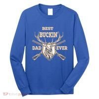 Best Buckin Dad Ever Funny Hunting Father Gift Long Sleeve Shirt thumb 0