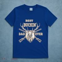 Best Buckin Dad Ever Funny Hunting Father Gift T-Shirt thumb 5