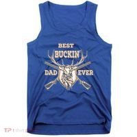 Best Buckin Dad Ever Funny Hunting Father Gift Tank Top thumb 0