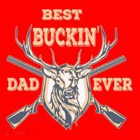 Best Buckin Dad Ever Funny Hunting Father Gift Santa Hat thumb 1