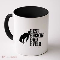 Best Buckin Dad Ever Funny For Horse Lovers Funny Gift Coffee Mug thumb 0