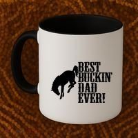 Best Buckin Dad Ever Funny For Horse Lovers Funny Gift Coffee Mug thumb 2