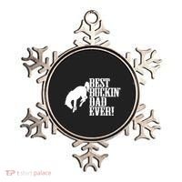 Best Buckin Dad Ever Funny For Horse Lovers Funny Gift Ornament thumb 0