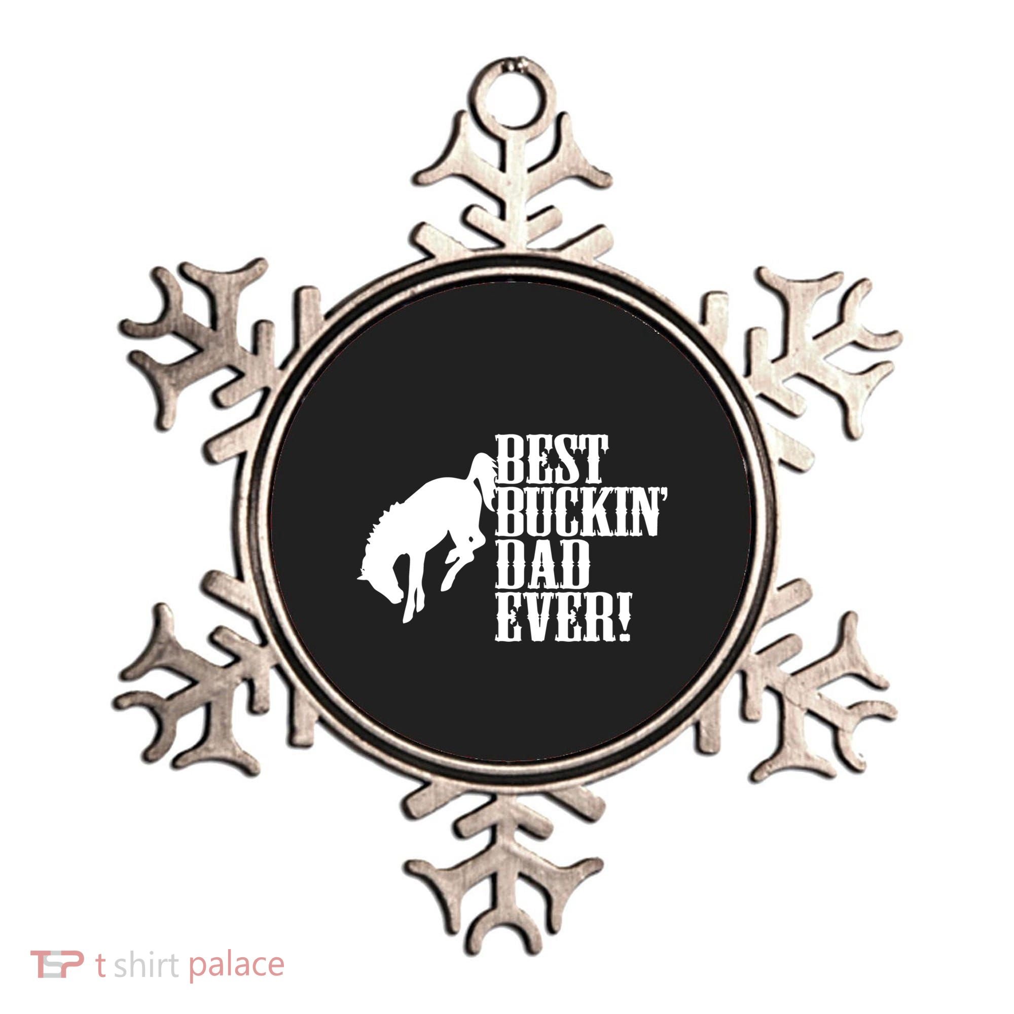 Best Buckin Dad Ever Funny For Horse Lovers Funny Gift Ornament
