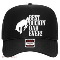 Best Buckin Dad Ever Funny For Horse Lovers Funny Gift Hat thumb 0