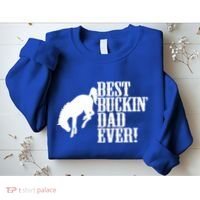 Best Buckin Dad Ever Funny For Horse Lovers Funny Gift Sweatshirt thumb 2