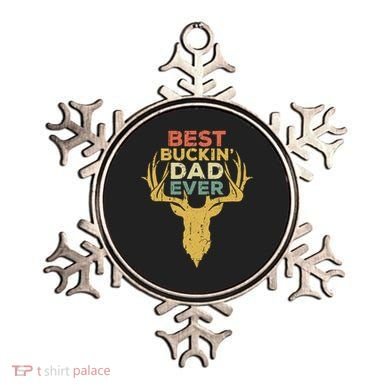 Best Buckin Dad Ever Funny Gift Deer Hunters Gift Ornament