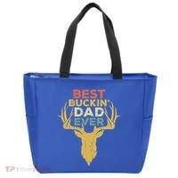 Best Buckin Dad Ever Funny Gift Deer Hunters Gift Tote Bag thumb 0
