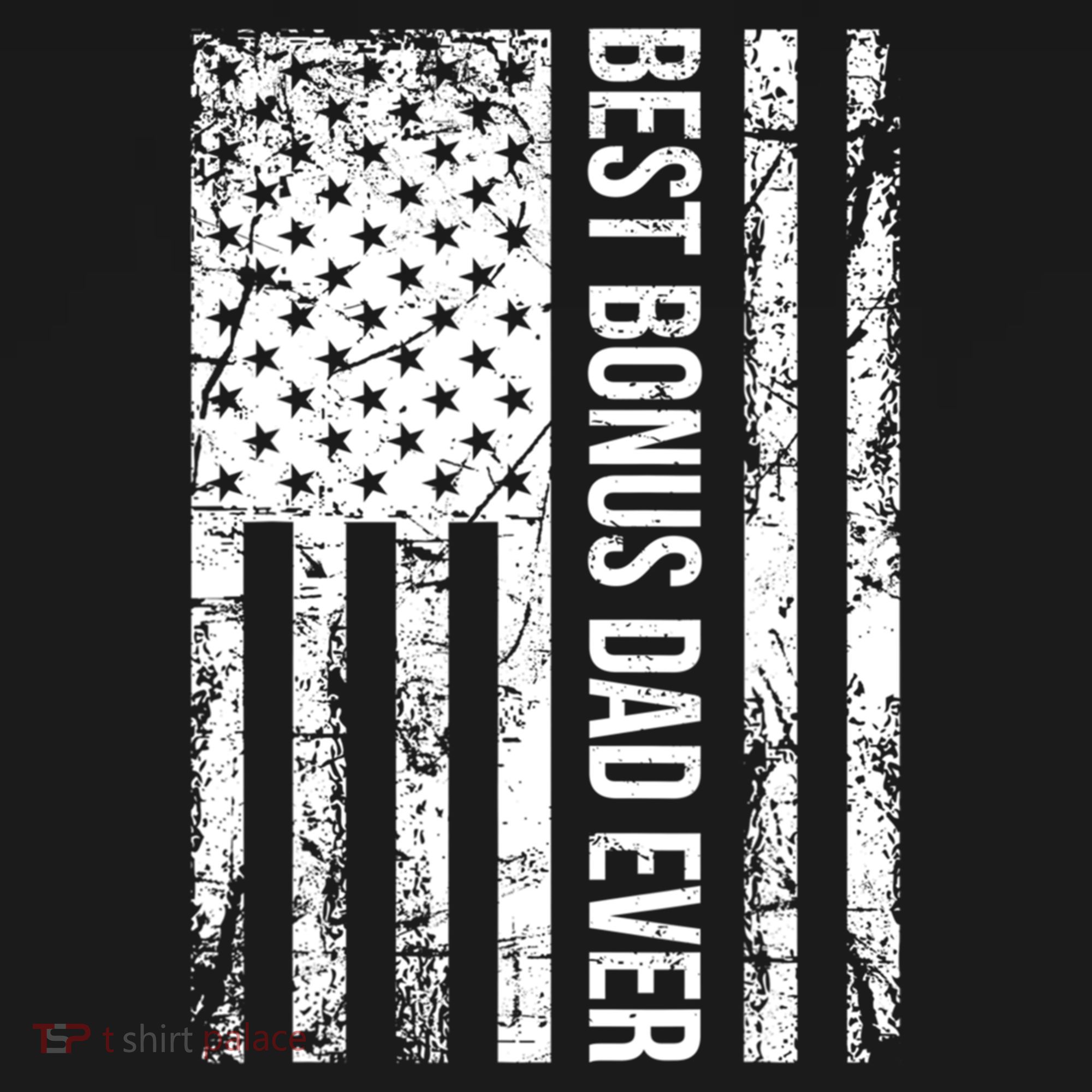 Best Bonus Dad Ever For Stepdad American Flag Dad Funny Gift Women's Hoodie