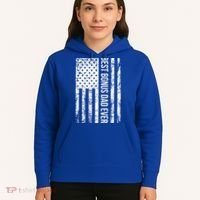 Best Bonus Dad Ever For Stepdad American Flag Dad Funny Gift Hoodie thumb 5