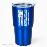 Best Bonus Dad Ever For Stepdad American Flag Dad Funny Gift Tumbler thumb 0