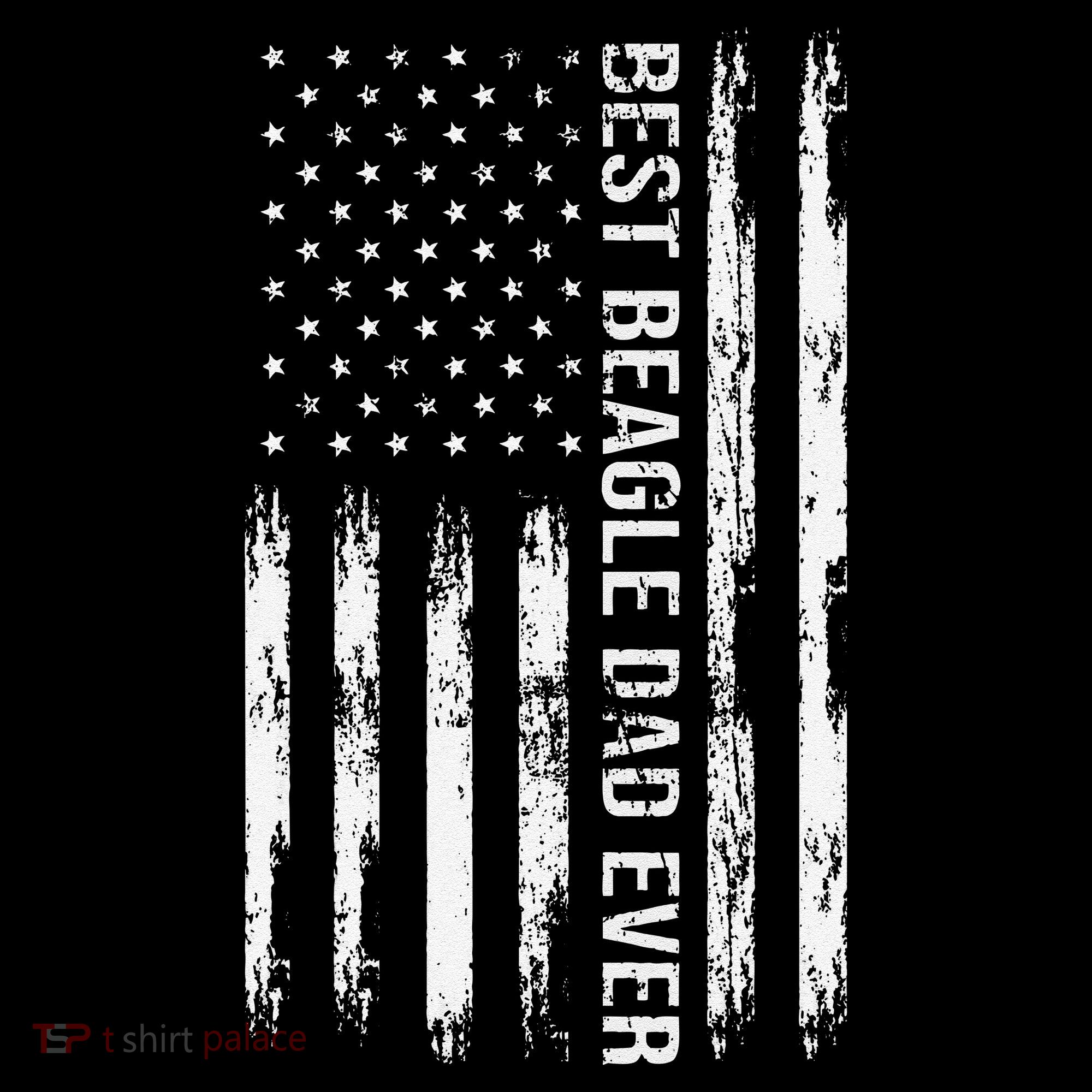 Best Beagle Dad Everdog Lover American Flag Patriotic Coffee Mug
