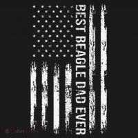 Best Beagle Dad Everdog Lover American Flag Patriotic Ornament thumb 1
