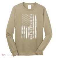 Best Beagle Dad Everdog Lover American Flag Patriotic Long Sleeve Shirt thumb 0
