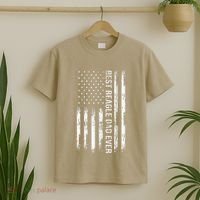Best Beagle Dad Everdog Lover American Flag Patriotic T-Shirt thumb 2