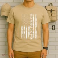 Best Beagle Dad Everdog Lover American Flag Patriotic T-Shirt thumb 6