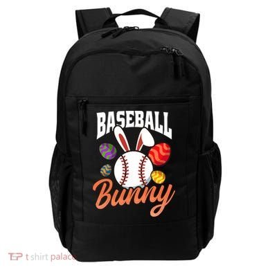 Baseball Bunny Design Easter Baseball Gift Backpack