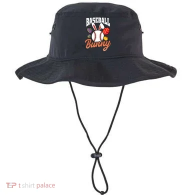 Baseball Bunny Design Easter Baseball Gift Bucket Hat