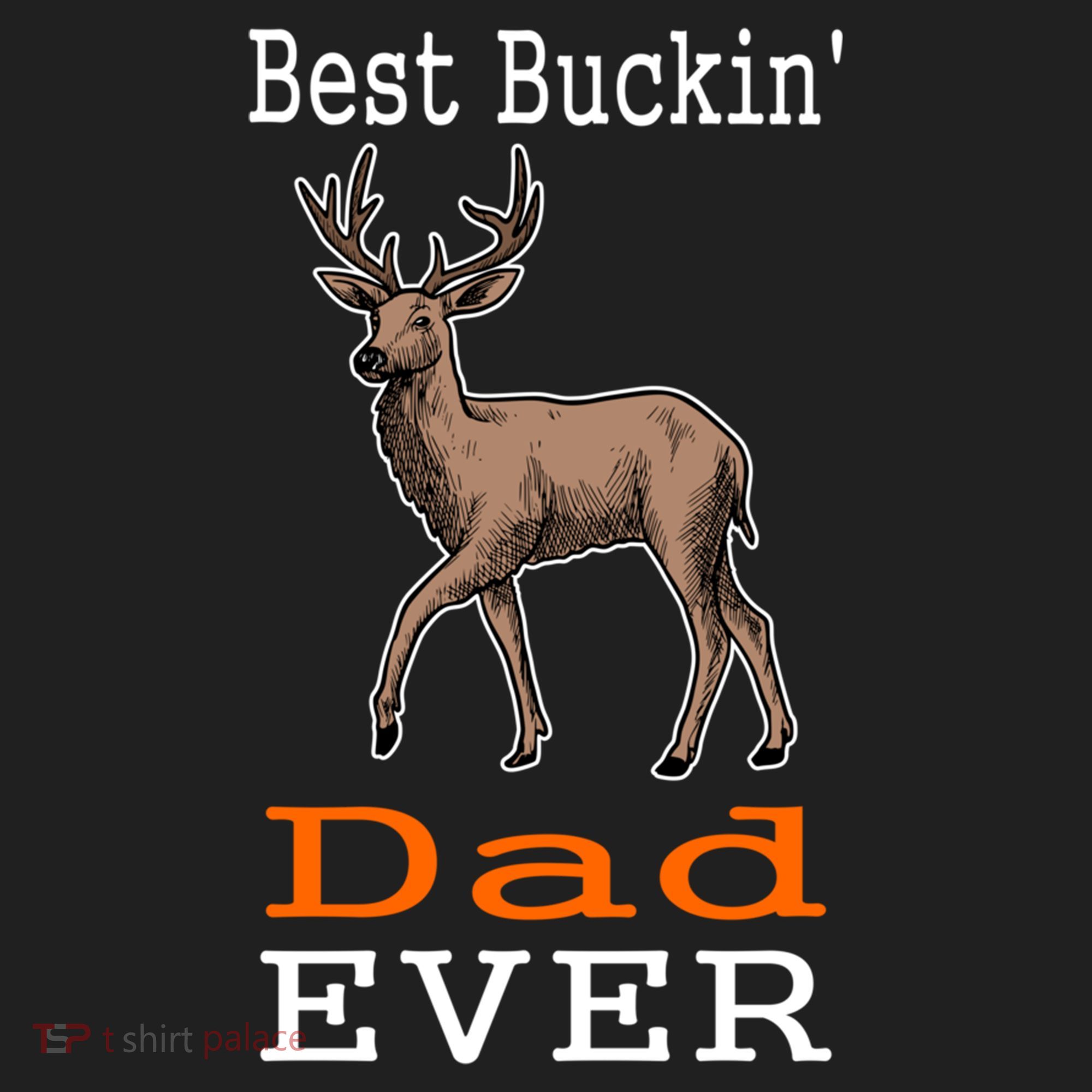 Best Buckin Dad Ever Gift Deer Hunting Funny Beanie