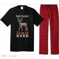 Best Buckin Dad Ever Gift Deer Hunting Funny Pajama Set thumb 0