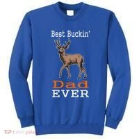 Best Buckin Dad Ever Gift Deer Hunting Funny Sweatshirt thumb 0